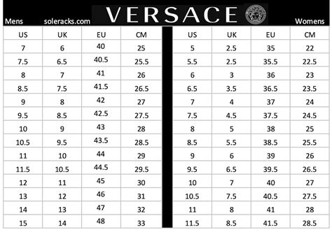 versace shoes size 41|Versace shoe size chart.